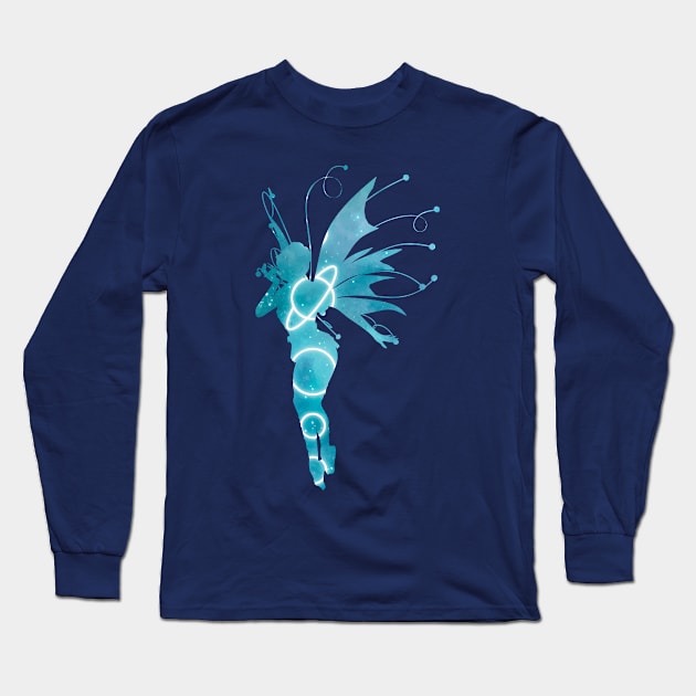 The Fairy Of Galaxy Long Sleeve T-Shirt by Little Designer